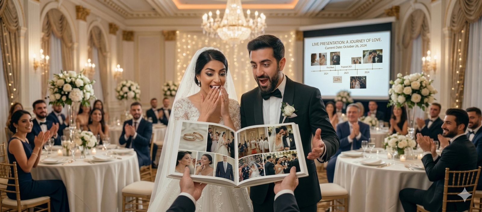 "Wedding Day LIVE" Photo Book — Exclusive Same-Day Creation